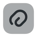 Attach Square SVG Icon